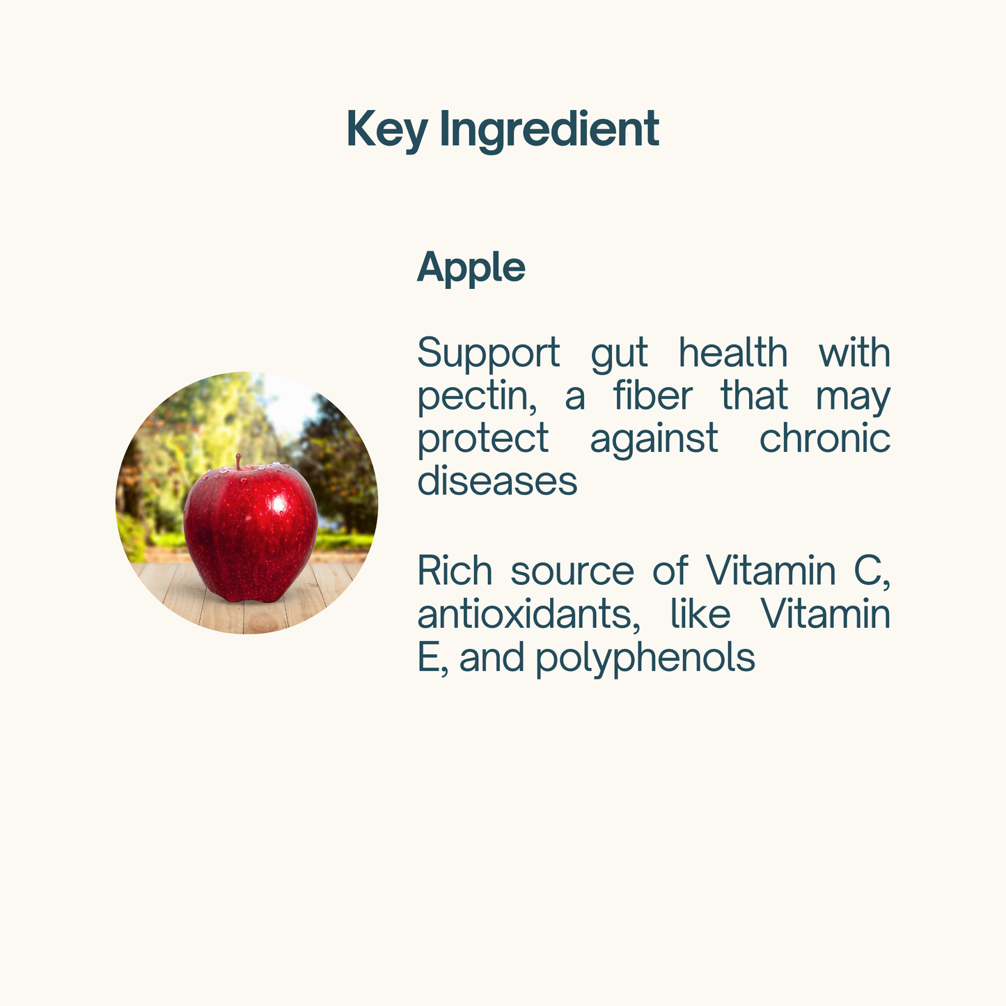 Apple and Longan Purée
