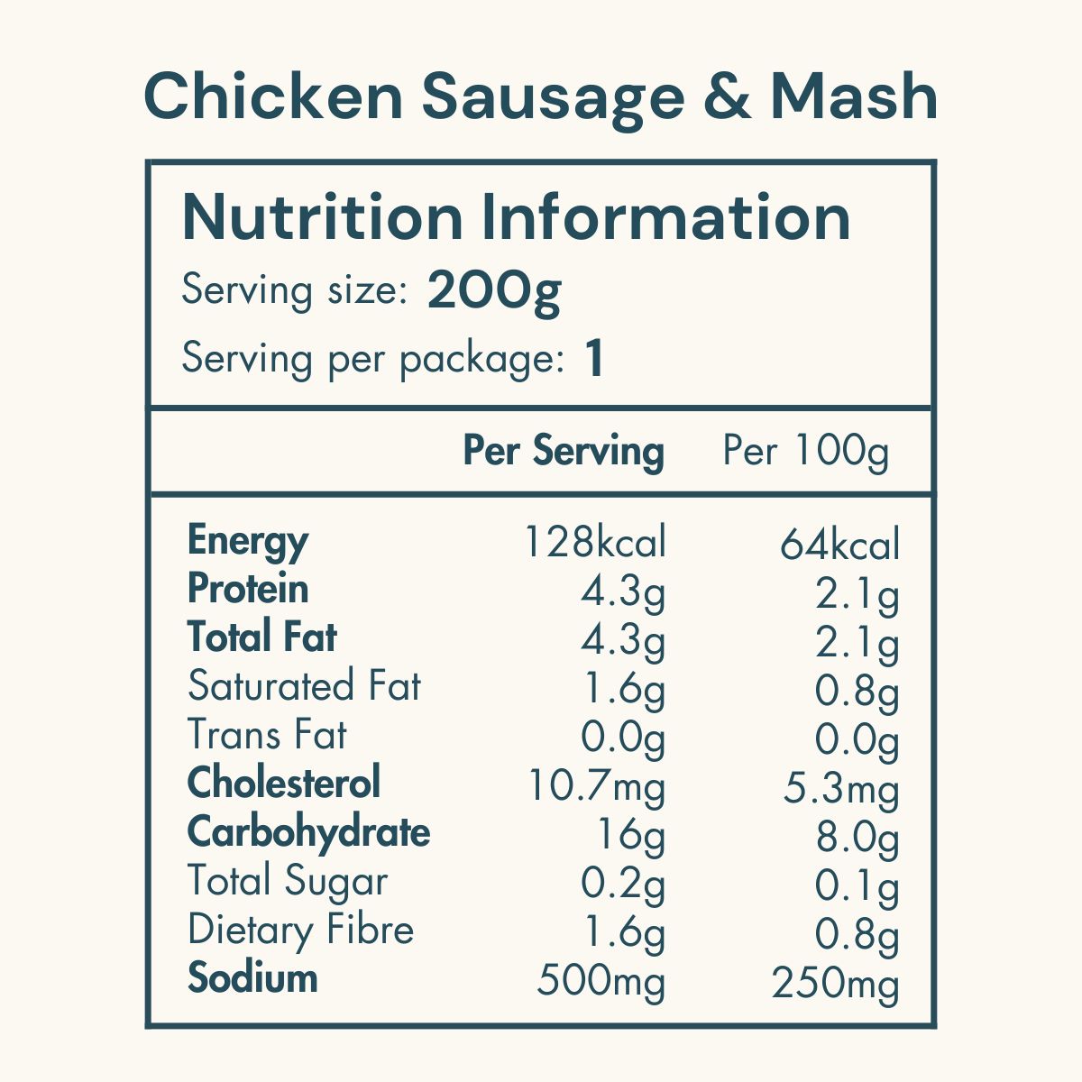 Sausage and Mash Soft Textured Meal GentleFoods