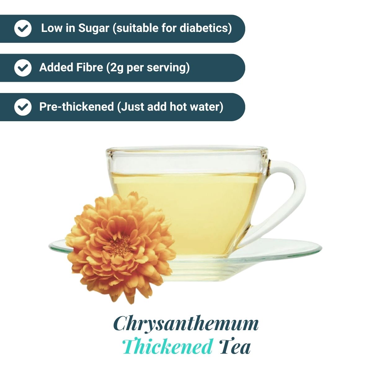 Chrysanthemum Thickened Tea - 40kcal, 2g Fibre