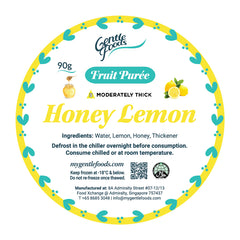 Honey and Lemon Purée