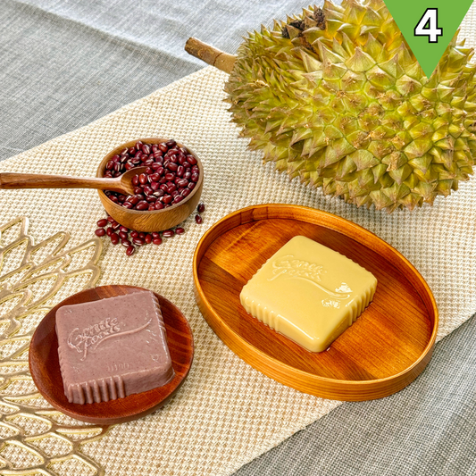 2pc Set with Gift Box: Durian and Red Bean Mooncake