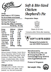 Soft & Bite-Sized Chicken Shepherd's Pie - 22.2g Protein, 260kcal