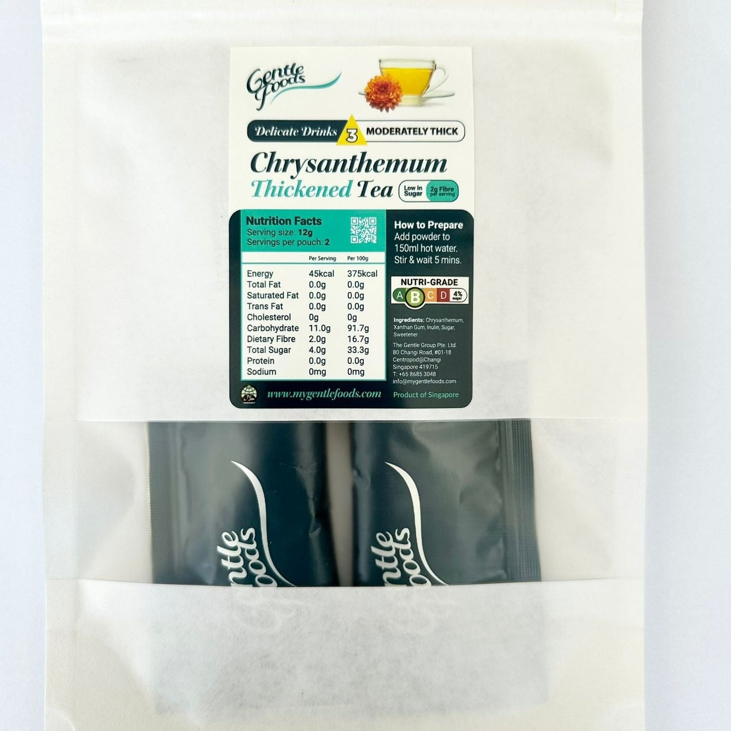 Chrysanthemum Thickened Tea - 40kcal, 2g Fibre